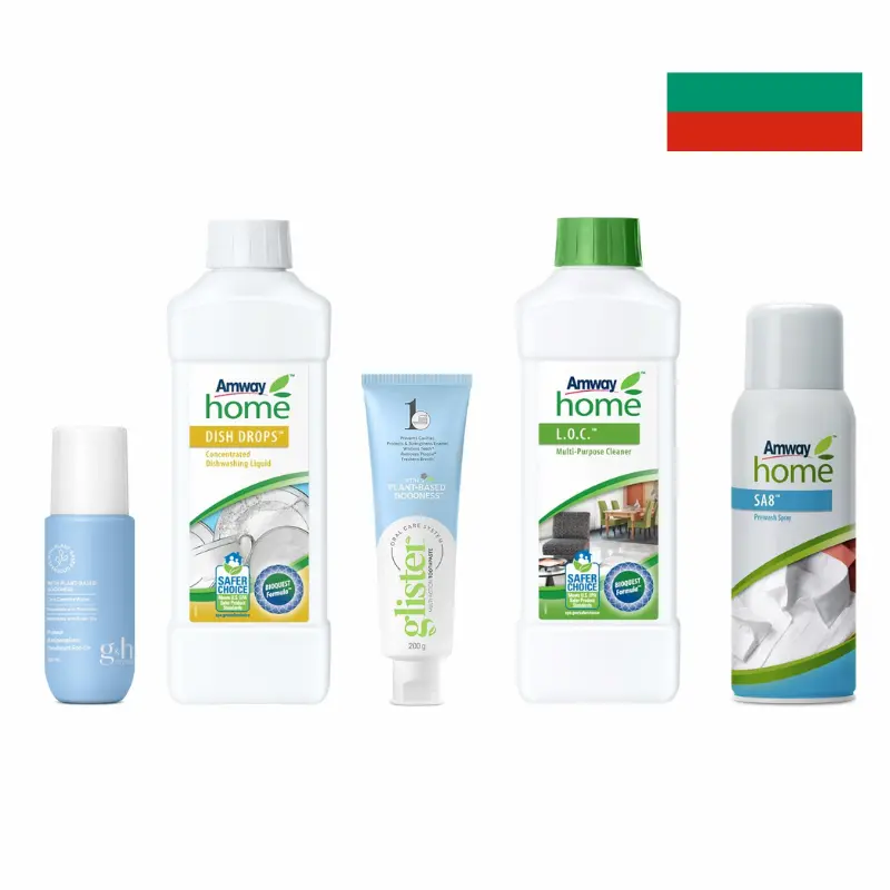 AMWAY товари для здоров'я та краси, доступні для покупки в Болгарії