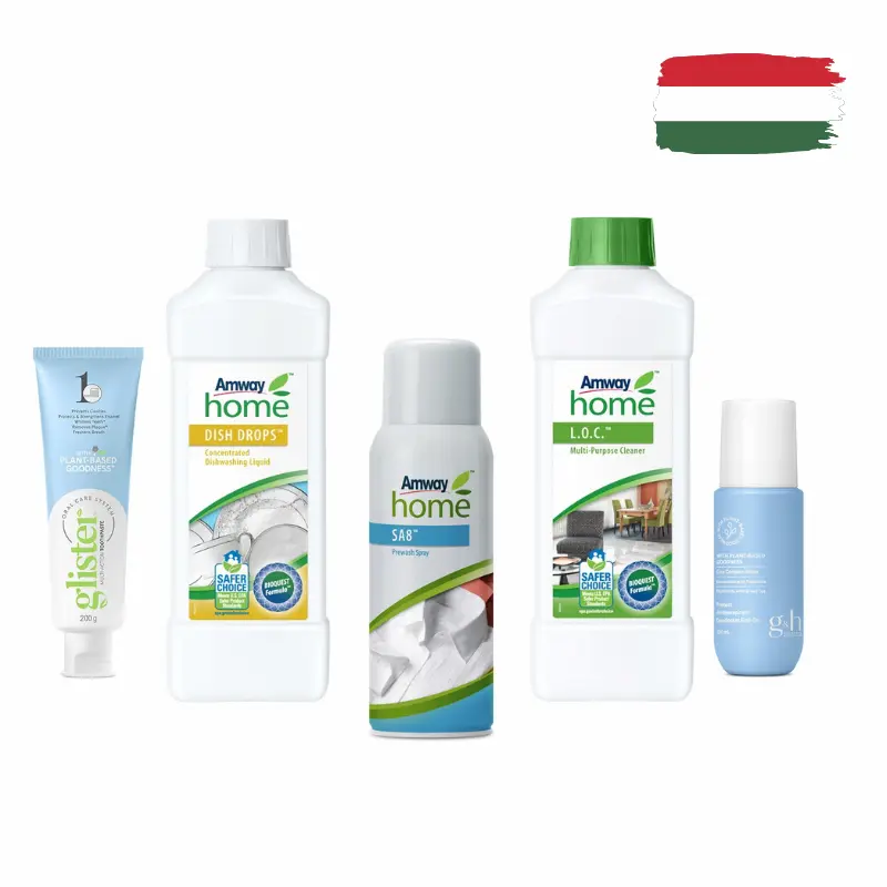 Продукты AMWAY в Венгрии: витамины Nutrilite, косметика Artistry и средства для дома